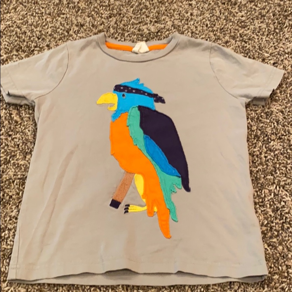 Mini Boden short sleeve appliqué t-shirt